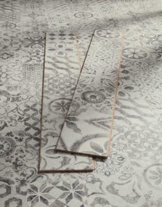 Baelea Victorian Aqua Noir 8mm Tile Effect Laminate Flooring