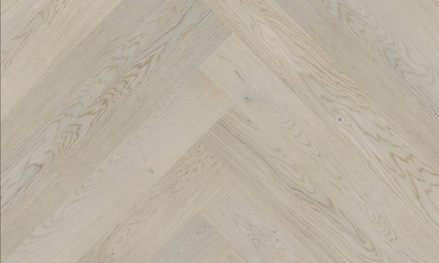 Parquet Cannock Oak Herringbone HOZCANN Brushed & Matt Lacquered Baelea Holt Engineered Wood Flooring