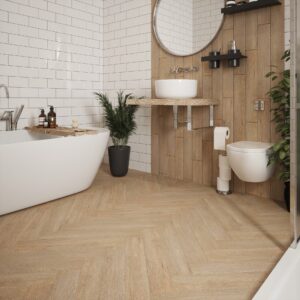 Malmo Rigid Senses Mal Herringbone Click Luxury Vinyl Flooring