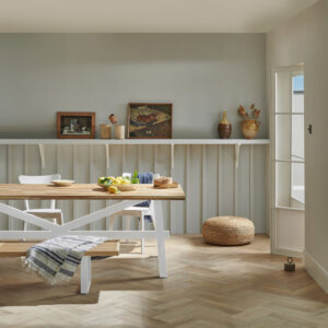 Woodpecker Goodrich Herringbone Ecru Oak  Engineered Wood Flooring 32-GEO-001