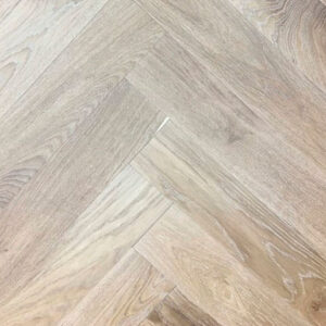 Elka 14mm real wood engineered herringbone light smoked oak ELKA14HBLSOAK