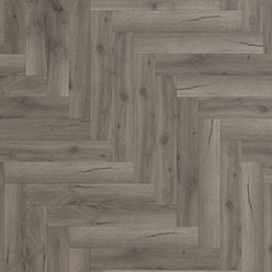 Aspen Dark Grey Oak Herringbone 8mm Laminate Flooring